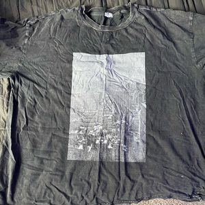 New York crop top tee